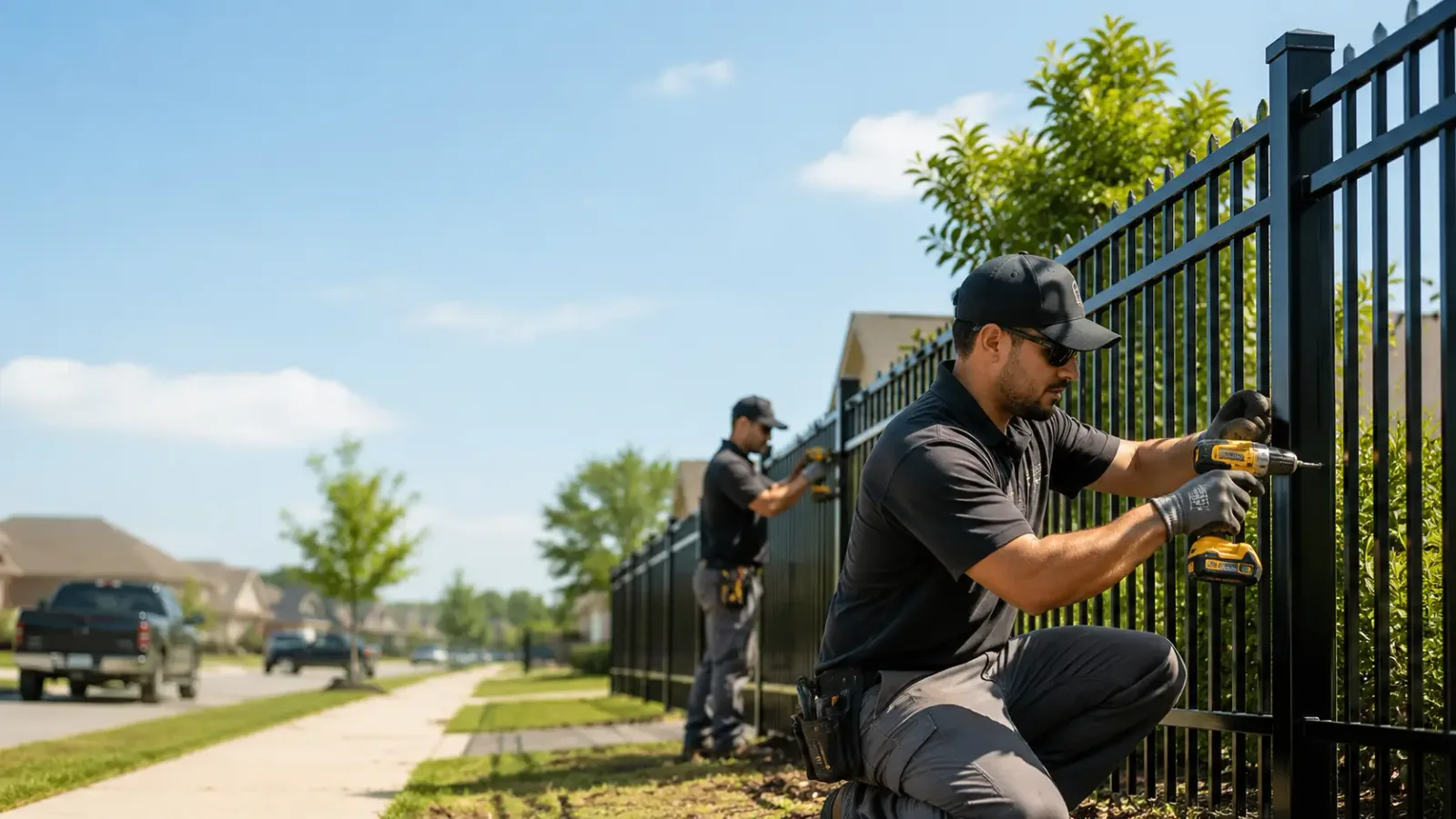 Metal Fence Installation in Lakeshore, CA
